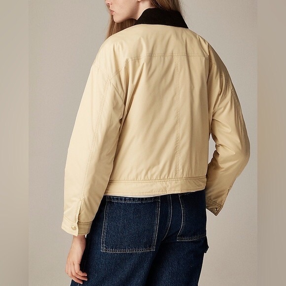 J Crew Puffer trucker jacket CD107 - Picture 2 of 4